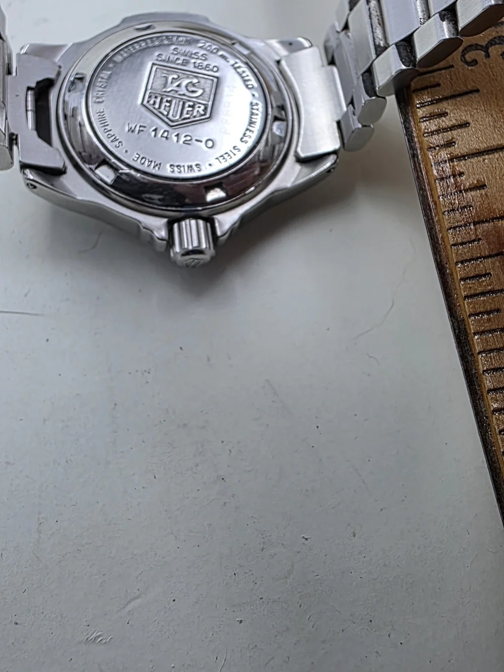 TAG Heuer Professional 200 Meters Stainless Steel Watch - White Dial
